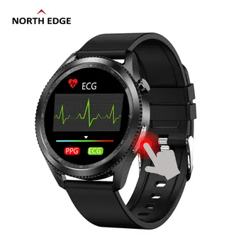 SEVERNOM OKRAJI EKG Smart Hodinky Pre Mužov WomenIP68 Hodinky Temp Kyslíka Krvný Tlak Športové Fitness Sledovať Hodiny Smartwatch E102