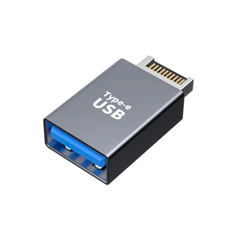 Základná doska Typ E Typ C/USB Adaptér Podporu USB3.0/3.0,5/10Gbps Plnej Rýchlosti Stolný Počítač PC Konektor Konvertor 1
