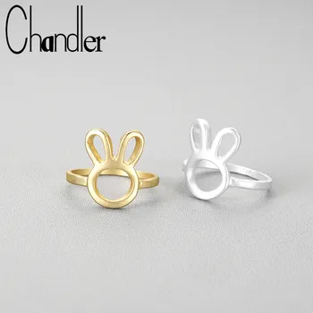 Chandler Duté Sa Bunny Krúžok Ručné Hot Chili Korenie Králik Zvierat Otvoriť, Upraviť Veľkosť 7 Bunny Krúžok Šperky Strany Darček Bague