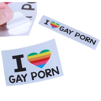 Som Rád, Gay Porno lesbičiek, homosexuálov, Lesbičiek Auto Nárazníka Vinylové Nálepky Požičovňa Nálepky
