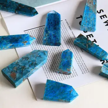 30-50g Prírodného Krištálu Liečivý Kameň Modrý Apatitu Magic Darček Bod Domáce Dekorácie Minerálny Kameň Liečby Diy Crystal N9e2