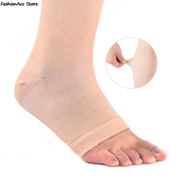Kompresné Ponožky Thight Vysoký tlak Otvorené Prst Kŕčové Pančuchy Muži Ženy