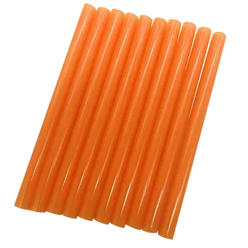 10 Ks Oranžová Farba 7MM Taveniny Lepidlo Palice Pre Elektrické Lepidlo Zbraň Car Audio Remeselné Opravy Palice Lepidlo Tesniaci Vosk Stick