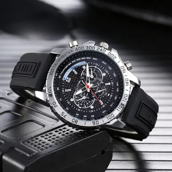 2021 Nové Slávny Trend Značkových Hodiniek pre Mužov Luxusné Populárne Veľké Dial Silikónový Hodinky, pánske Módne Bežné náramkové hodinky Quartz