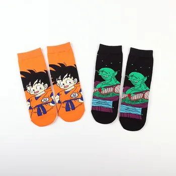 Muž Anime Pletenie Hip Hop Ponožky dámske Cartoon Kvalitné Šitie Vzor Zábavné Bežné Ulici Bavlna Skateboard Ponožky