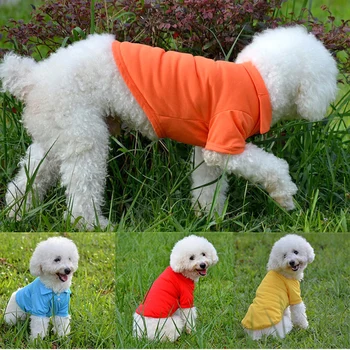 1 ks Candy Farbou Psa Teplé Tričko Oblečenie Móda Šteniatko, Psík Vesta Polo Tričko Oblečenie Pre Malé Psy Pet Produktov Dodávky