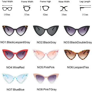 AKAgafas Cat Eye Nadrozmerné Okuliare Ženy 2021 Retro Okuliare Ženy Značky Dizajnér Okuliare pre Ženy/Mužov Luxusné Gafas De Sol