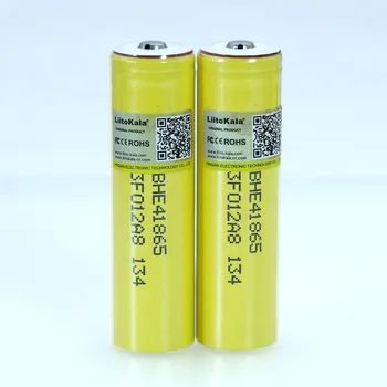 Liitokala Pôvodné HE4 2500mAh Li-lon Batéria 18650 3,7 V Napájanie Nabíjateľné batérie Max 20A vypúšťanie +Špicaté