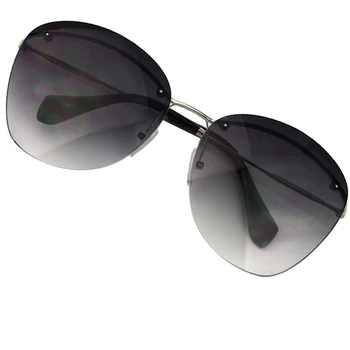 Slnečné okuliare Ženy Vonkajšie Cestovné Unisex bez obrúčok Oválne Slnečné Okuliare Dámy Mužov Jazdy Denné Nosenie UV400 Hot Predaj 1