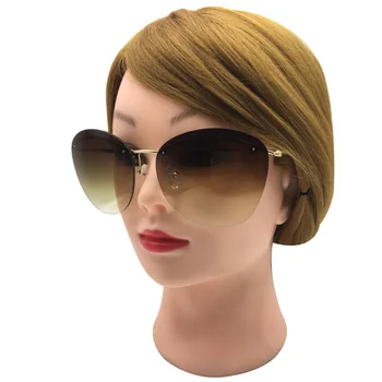 Slnečné okuliare Ženy Vonkajšie Cestovné Unisex bez obrúčok Oválne Slnečné Okuliare Dámy Mužov Jazdy Denné Nosenie UV400 Hot Predaj 3