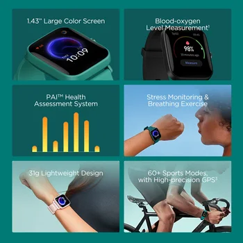 2022 Pôvodné Globálna Verzia P6 Fitness Sledovať Smartwatch 5ATM Nepremokavé Farebný Displej Spánku Monitorovania pre Android IOS
