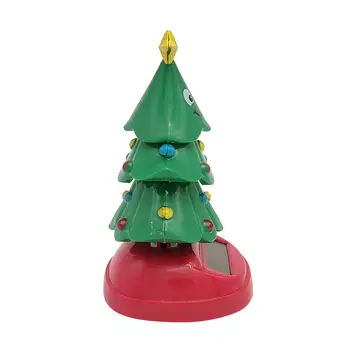 Solárne Kyvné Vianočný stromček Tanec Vianočný strom Vianočný Darček pre Auto a domov Vianočné Dekorácie Interiéru Deti Hračky Gif