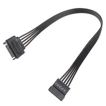 1Pc Hot Predaj 30 CM SATA 15 kolíkový Mužov a Žien Moc Predlžovací Kábel HDD SSD Napájací Kábel pre PC Zásob