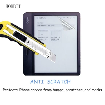 3Pack 5H HD Clear LCD Shield Fólia Pre Kobo Libra H2O 2019 Vydania 7 Palcový Ereader Vreckový Tablet Anti-Scratch Screen Protector