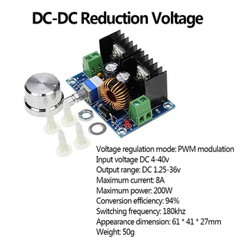 XH-M401 PWM modulácie DC-DC zníženie napätia Buck modul Drop-Out Napätie-Regulátor PCBA 0