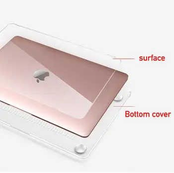 Matný crystal Notebooku puzdro Pre Apple Macbook Pro Retina Vzduchu 11 12 13 14 15 16 pre mac Vzduchu A2337,2021 pro 14.2 16.2 A2442 kryt