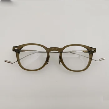 Nové JEMNÉ Okuliare Rám EDDY Luxusné Rám Predpis Muži Ženy Slnečné Okuliare, Rám B Titanium Krátkozrakosť, Okuliare, Transparentné