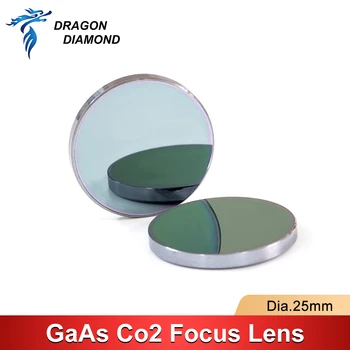 GaAs Laser Focus Objektív Dia. 25 mm Ohnisková vzdialenosť 50.8 mm 63.5 mm 101.6 mm Pre CO2 Laserové Rytie Stroj na Rezanie