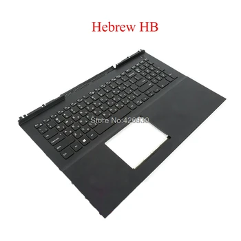 Notebook opierka Dlaní HB klávesnica Pre DELL Inspiron 15 7000 7566 7567 P65F 0MDC8K MDC8K 073YP6 73YP6 čierna s hebrejské nové