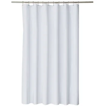 K-voda Čistá Biela Sprcha Farbou Polyester Textílie Hrubé Nepremokavé Záclony Formy Jednoduché Kúpeľňa Nastaviť Oblasť