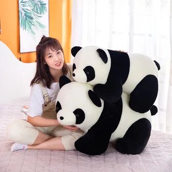 60 cm Plyšové Hračky Obrie Panda Dieťa Zvierat Plushie Oblečenie pre Bábiku Roztomilé Deti Kawaii Izba Dekor na Narodeniny Darček Dievča Priateľka, Manželka
