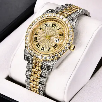 Značka Hodiniek Luxusné Drahokamu Ženy Muži Bežné Crystal Hodinky pre Mužov Sledovať Diamond Módne náramkové hodinky Relogio Feminino