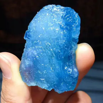 80-100g Prírodné Akvamarín Minerálne Specime surového kameňa crystal reiki liečenie