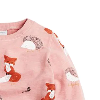 JIOROMY 2019 Baby Boy T-shirt Jeseň Tričko Dlhý Rukáv Cartoon Zvierat Fox O-neck T-košele pre Chlapcov, Oblečenie detské Oblečenie k1