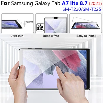 9H Tvrdeného Skla Pre Samsung Galaxy Tab A7 Lite 8.7 Palcový Displej Chránič 2021 SM-T220 T225 Proti Poškriabaniu Tablet Ochranný Film