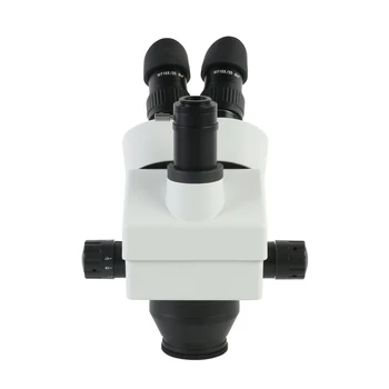 7X-45X Kontinuálne Zoom Zároveň Hlavná Trinocular Stereo Mikroskopom Hlavy+1X/0,5 X/2X Cieľ Objektív+1X Adaptér Pre PCB Opravy 0