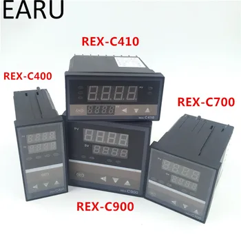 REX-C100 REX-C100FK02-V*E Digitálne PID regulácia Teploty Regulátor Termostat SSR Výstup 0-400 Stupňov Univerzálny Vstup