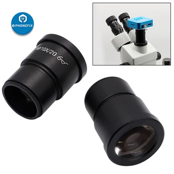 Mikroskope Okulár WF10X WF20X Mikroskope Okulár Príslušenstvo Widefield Monokulárne Oculars pre Binokulárne Trinocular Microscopio