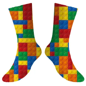 CLOOCL 4 Pár Zábavné Ponožky Vlastný DIY Anime Ponožky 3D Vytlačené Osobné Logo Módne Muži Ženy Trubice Ponožky Drop Shipping