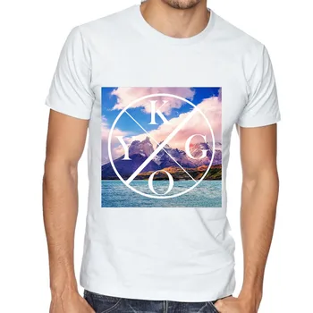 2021 Letný Víkend Grafické Tričko Rýchle Sušenie O-Krku Voľné Tričko DJ Kygo Logo Fanúšikov Zábavné Vytlačiť Harajuku Nadrozmerné T Shirt Mužov 1