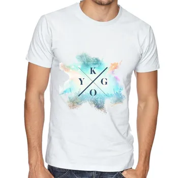 2021 Letný Víkend Grafické Tričko Rýchle Sušenie O-Krku Voľné Tričko DJ Kygo Logo Fanúšikov Zábavné Vytlačiť Harajuku Nadrozmerné T Shirt Mužov 3