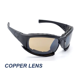 X7 vojenskej hre natáčanie vojnového okuliare UV400 pešia turistika taktické okuliare ochranné okuliare polarizované športové okuliare