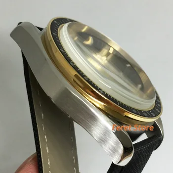 40 mm Bliger mužov najluxusnejších automatické mechanické hodinky strieborné prípade black dial dátum svetelný nepremokavé pánske hodinky darček b121-2 0