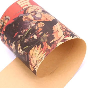 Retro Plagátu Klasické Anime Kreslený Film Kraft Papier Plagát na Stenu-Nálepky Dekoratívne Maľby 70*11 cm