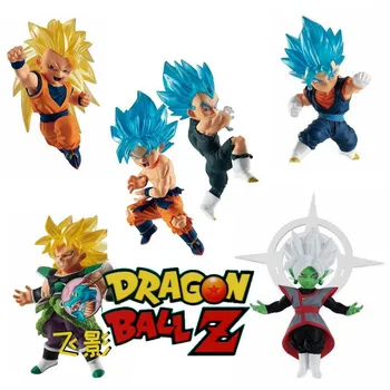 Bandai Skutočné CANDY HRAČKA Dragon Ball Adverge Pohybu Gogeta Broli Syn Gohan Son Goku Vegeta IV Broli Akcie Obrázok Model Hračky 2