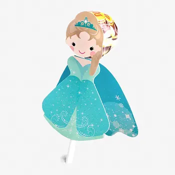 54Pcs Princezná Hrdinovia Kreslených Lízatko Cukroví Dekorácie Karty Pre Deti Narodeninovej Party Dodávky Candy Darček Príslušenstvo