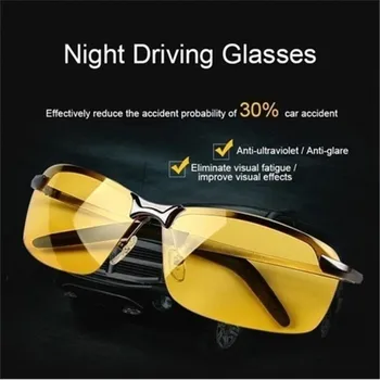 2020 Night Vision Okuliare Photochromic Polarizované Slnečné Okuliare Mužov Vonkajšie Športové Slnečné Okuliare Deň Nočné Videnie Vodiča Okuliare