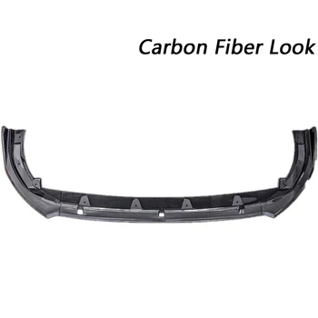 Predný Nárazník Pery Dolný Spojler Telo Kit Stráže Pre 2018-2020 Toyota Camry LE XLE Športové Auto Styling Black Carbon Fiber Vzhľad