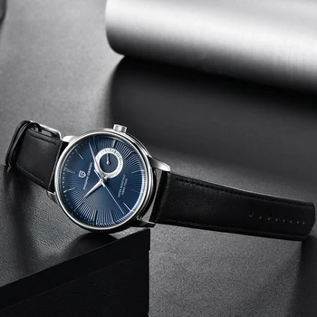 PAGANI DIZAJN 1654 Mužov Quartz Hodinky Vodotesné 100M Módne Náramkové hodinky Top Luxusné Značky Kožené Hodinky Relogio Masculino 2020 0