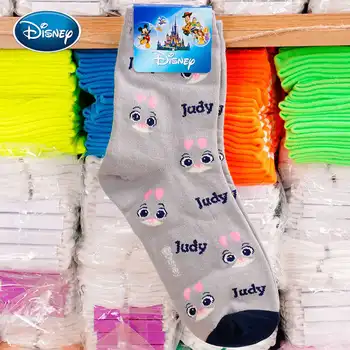 Disney Ženy Roztomilý Kreslený Minnie Mickey Bavlnené Ponožky Nové Módne Mäkké Bavlnené Ponožky 1Pair 35-40