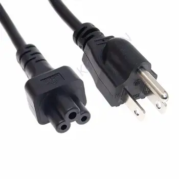 0,3 m US NEMA 5-15P IEC C5 Napájací Kábel, American Standard Tri zapojte do C5 Predlžovací Kábel Pre Notebook