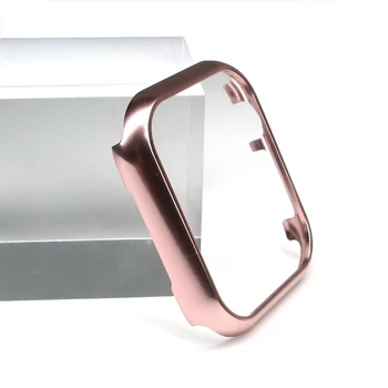Puzdro pre Apple Hodinky Série 6 SE 5 4321 Lesklý Kovový rám, kryt z hliníkovej zliatiny nárazník pre iWatch moderný štýlový dizajn