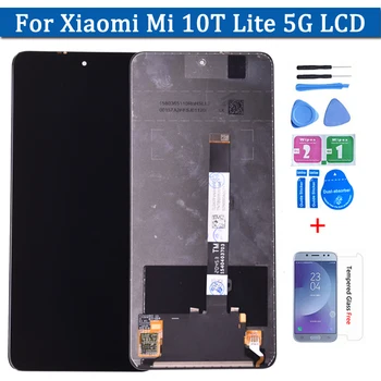 Obrazovka Pre Xiao Mi 10 TON Lite 5G Dotykový LCD Displej Digitalizátorom. Oprava Mi 10 TON Lite 5G M2007J17G Zostava Displeja Náhradné 3