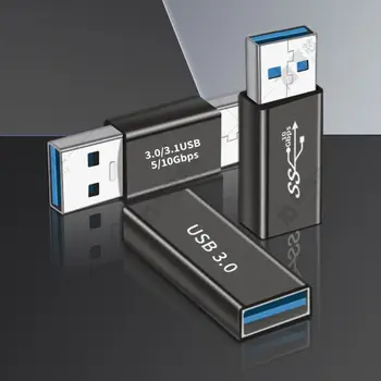USB 3.0 Spojka USB Žien a Žien Adaptér Rodovej Changer , USB 3.0 Samec Samec , USB 3.0 Mužov a Žien Konektor pre Adaptér 0