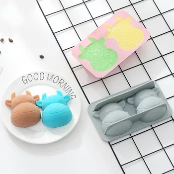 Krava Dizajn Silikónové Tortu Formy DIY Fondant Cake Zdobenie Nástroje Ice Cube Zásobník Cookies Čokoláda Mydlo Plesní
