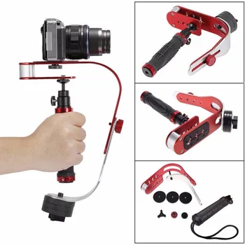 Nové PRO Handheld Video Stabilizátor Steady cam pre DSLR DV Digitálne SLR Fotoaparát Veľkoobchod 0